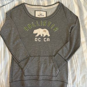 Hollister Ballerina Neck Sweatshirt Grey